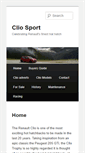 Mobile Screenshot of clio-sport.co.uk